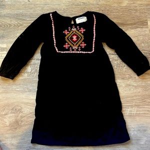 Girls long sleeve tunic style dress EUC size 5 old navy